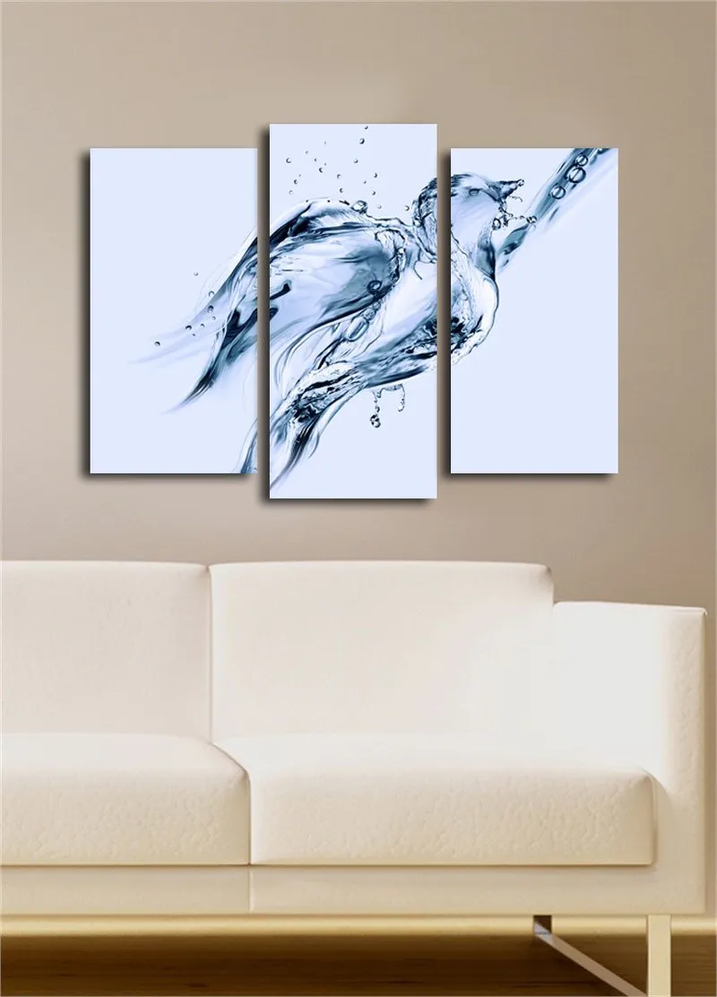 Dekorativ Canvastavla 3-Delar 45x20 cm - Flerfärgad - Inredning - Tavlor & konst - Canvastavlor