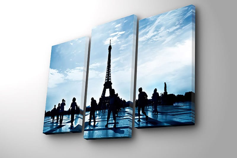 Dekorativ Canvastavla 3-Delar 45x20 cm - Flerfärgad - Inredning - Tavlor & konst - Canvastavlor