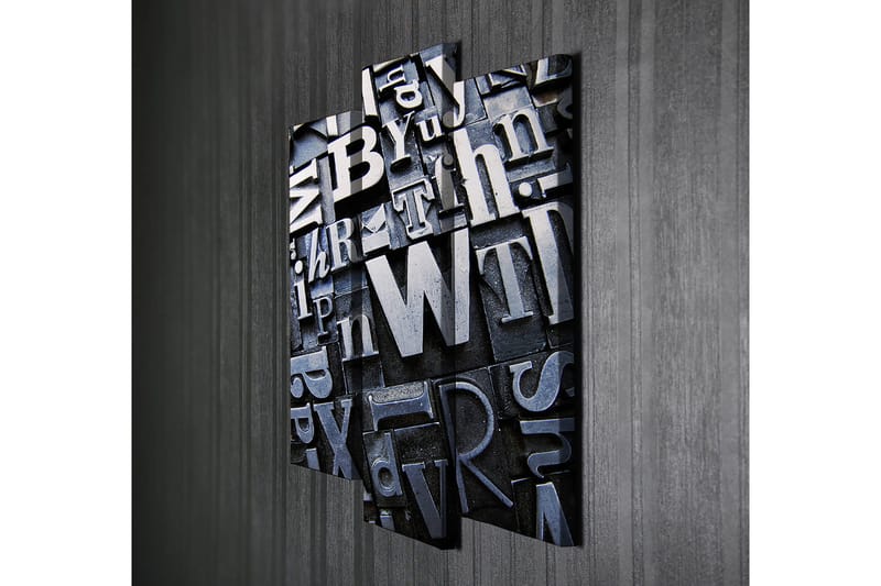 Dekorativ Canvastavla 3-Delar 45x20 cm - Flerfärgad - Inredning - Tavlor & konst - Canvastavlor