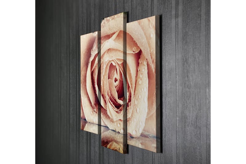 Dekorativ Canvastavla 3-Delar 45x20 cm - Flerfärgad - Inredning - Tavlor & konst - Canvastavlor