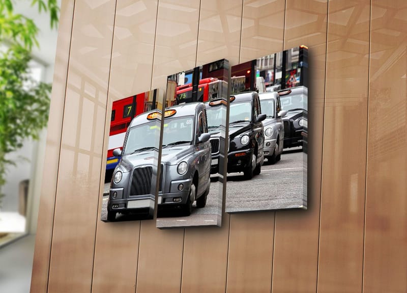 Dekorativ Canvastavla 3-Delar 45x20 cm - Flerfärgad - Inredning - Tavlor & konst - Canvastavlor