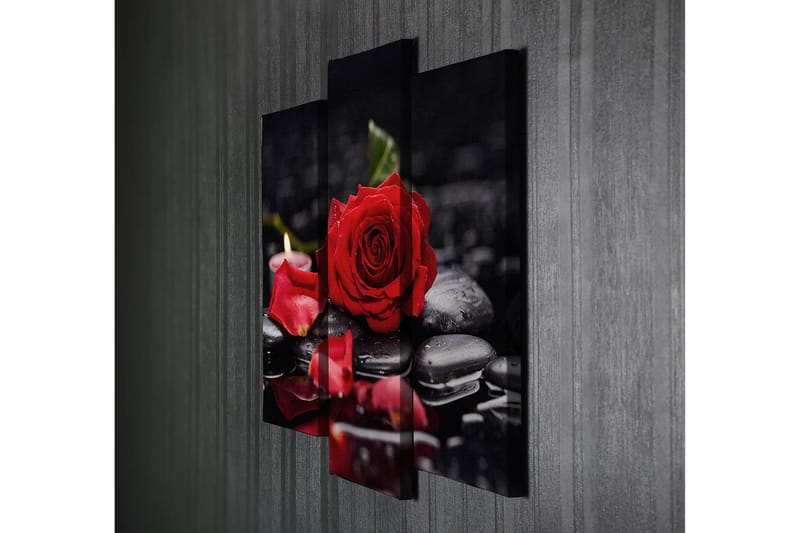 Dekorativ Canvastavla 3-Delar 45x20 cm - Flerfärgad - Inredning - Tavlor & konst - Canvastavlor