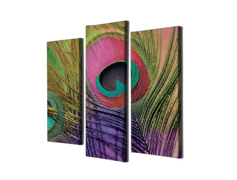 Dekorativ Canvastavla 3-Delar 45x20 cm - Flerfärgad - Inredning - Tavlor & konst - Canvastavlor