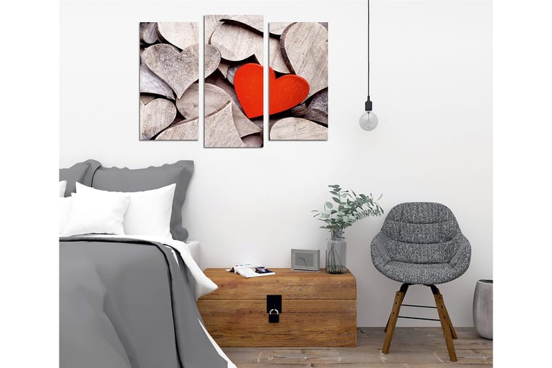 Dekorativ Canvastavla 3-Delar 45x20 cm - Flerfärgad - Inredning - Tavlor & konst - Canvastavlor