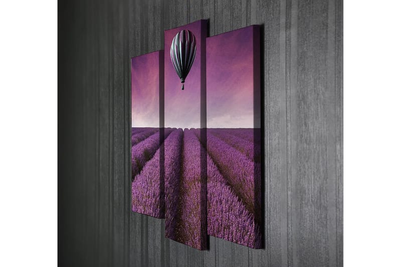 Dekorativ Canvastavla 3-Delar 45x20 cm - Flerfärgad - Inredning - Tavlor & konst - Canvastavlor