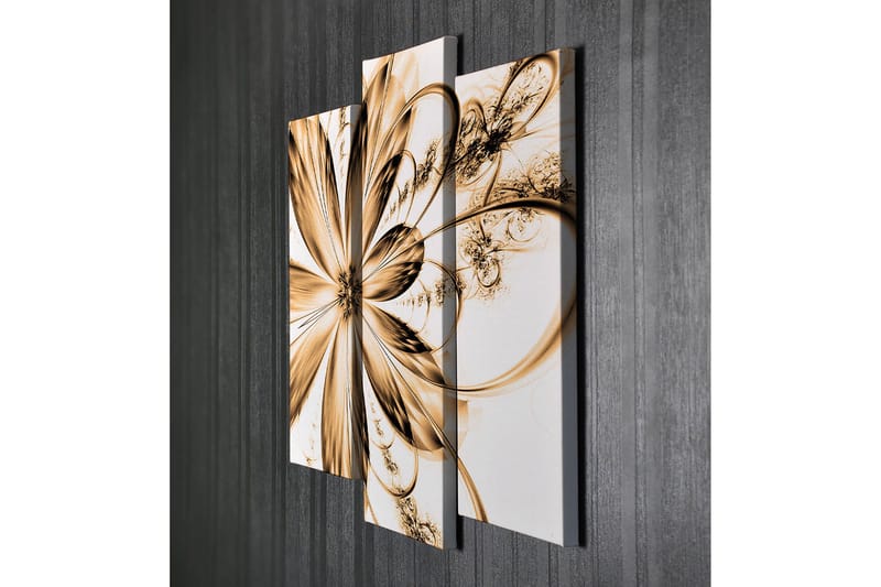 Dekorativ Canvastavla 3-Delar 45x20 cm - Flerfärgad - Inredning - Tavlor & konst - Canvastavlor