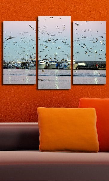 Dekorativ Canvastavla 3-Delar 45x20 cm - Flerfärgad - Inredning - Tavlor & konst - Canvastavlor