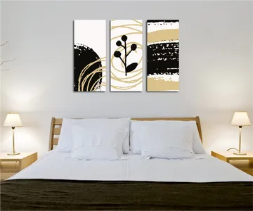 Dekorativ Canvastavla 3-Delar 45x20 cm - Flerfärgad - Inredning - Tavlor & konst - Canvastavlor