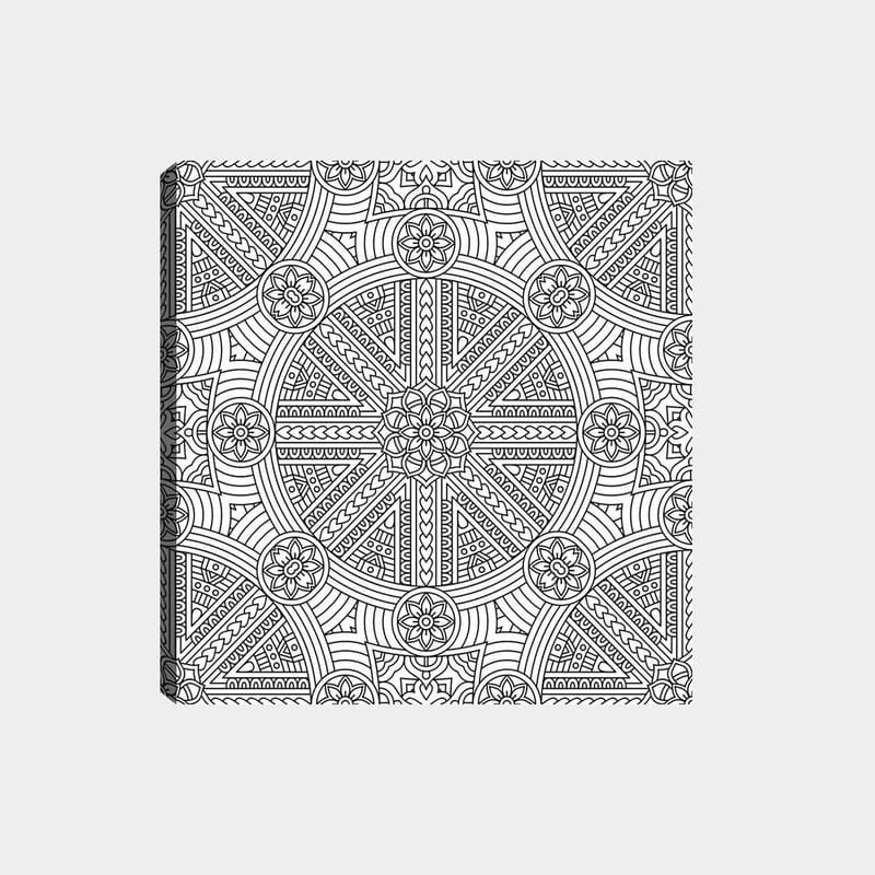 Dekorativ Canvastavla 30x30 cm - Vit|Svart - Inredning - Tavlor & konst - Canvastavlor