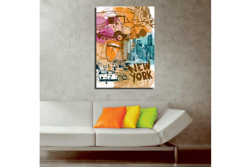 Dekorativ Canvastavla 30x40 cm - Flerfärgad - Inredning - Tavlor & konst - Canvastavlor
