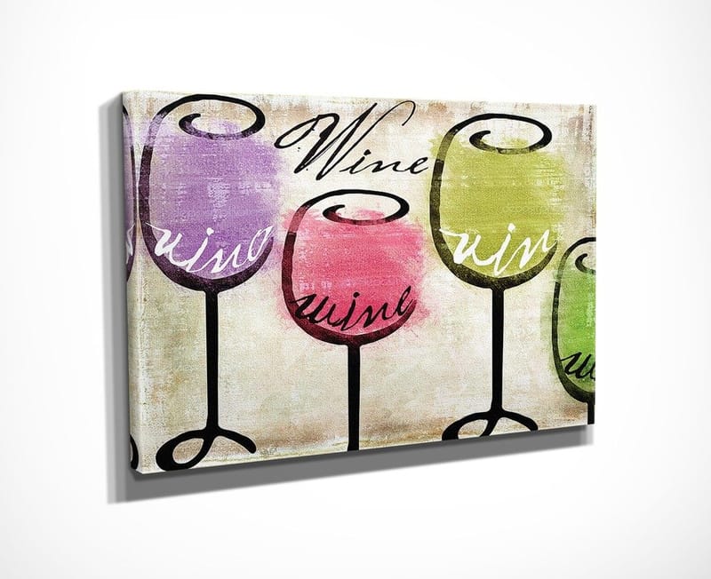 Dekorativ Canvastavla 30x40 cm - Flerfärgad - Inredning - Tavlor & konst - Canvastavlor