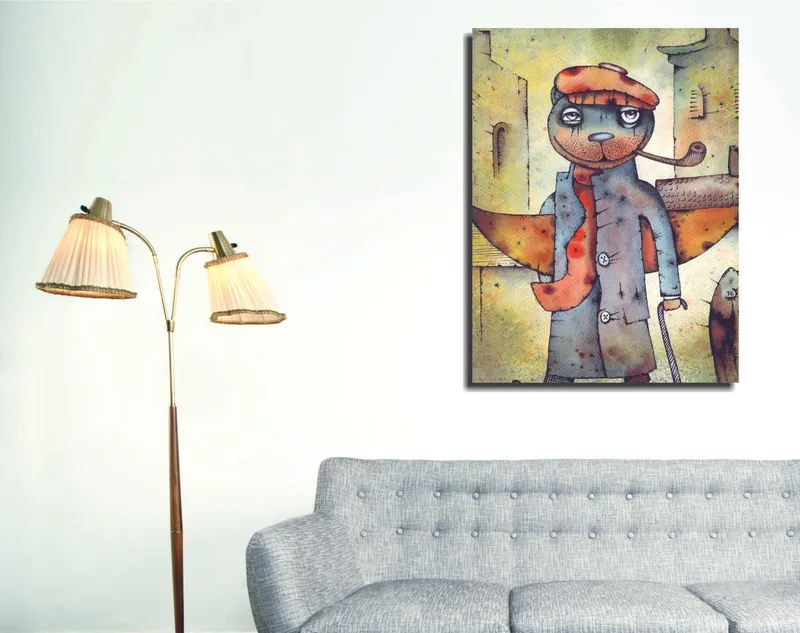 Dekorativ Canvastavla 30x40 cm, Flerfärgad