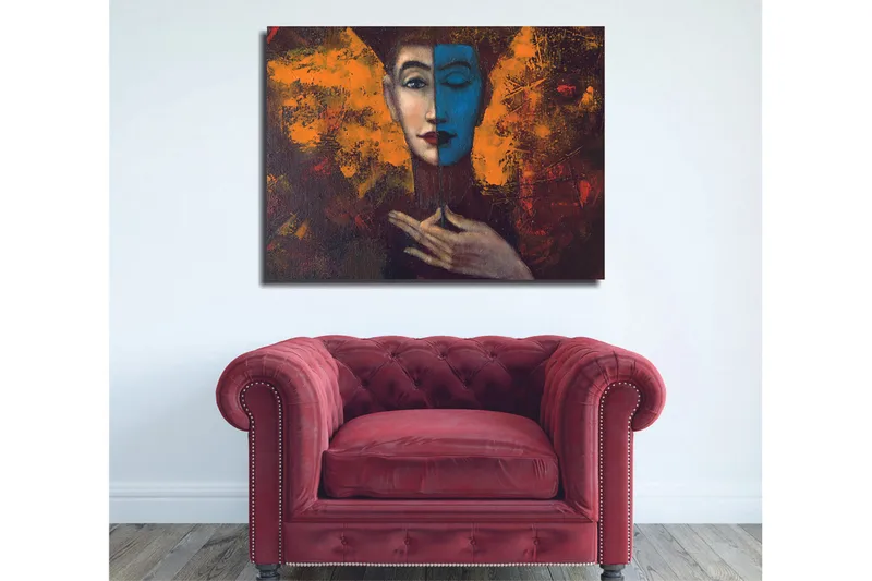 Dekorativ Canvastavla 30x40 cm, Flerfärgad