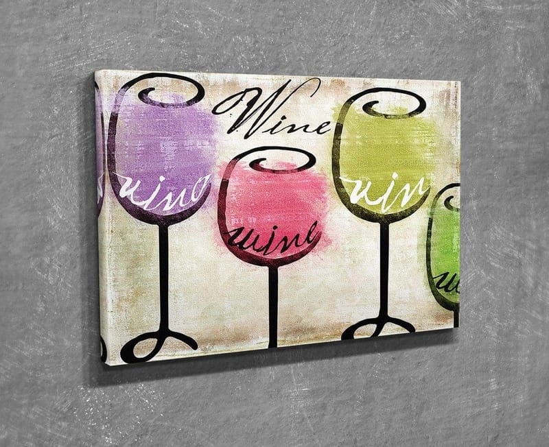 Dekorativ Canvastavla 30x40 cm - Flerfärgad - Inredning - Tavlor & konst - Canvastavlor