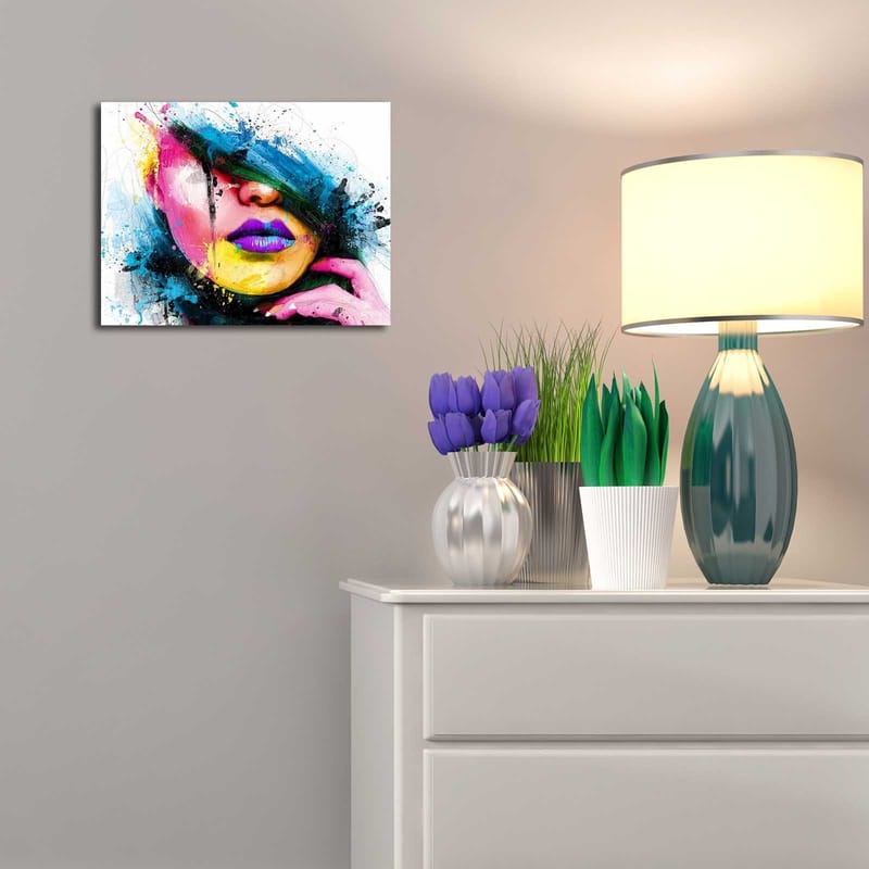 Dekorativ Canvastavla 30x40 cm - Flerfärgad - Inredning - Tavlor & konst - Canvastavlor