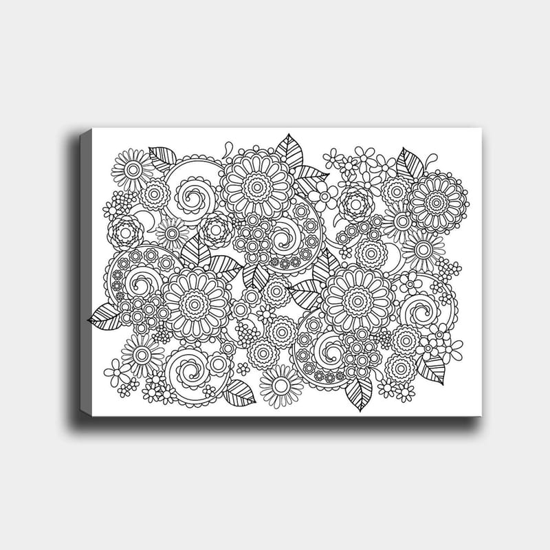 Dekorativ Canvastavla 30x40 cm - Vit|Svart - Inredning - Tavlor & konst - Canvastavlor