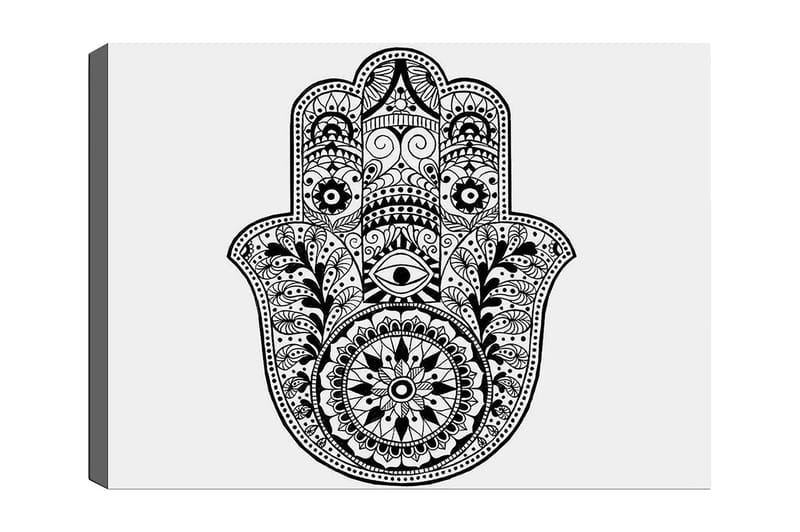 Dekorativ Canvastavla 30x40 cm - Vit|Svart - Inredning - Tavlor & konst - Canvastavlor