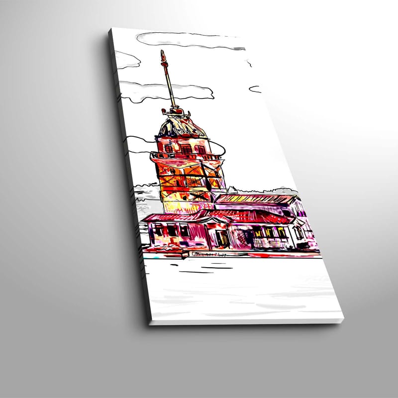 Dekorativ Canvastavla 30x70 cm - Flerfärgad - Inredning - Tavlor & konst - Canvastavlor