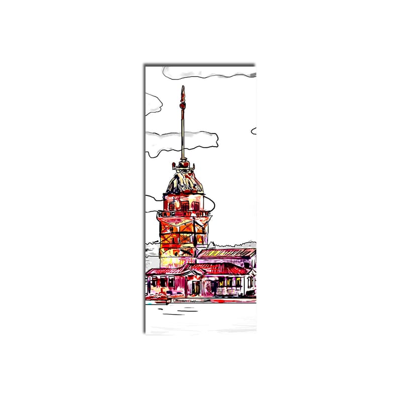 Dekorativ Canvastavla 30x70 cm - Flerfärgad - Inredning - Tavlor & konst - Canvastavlor