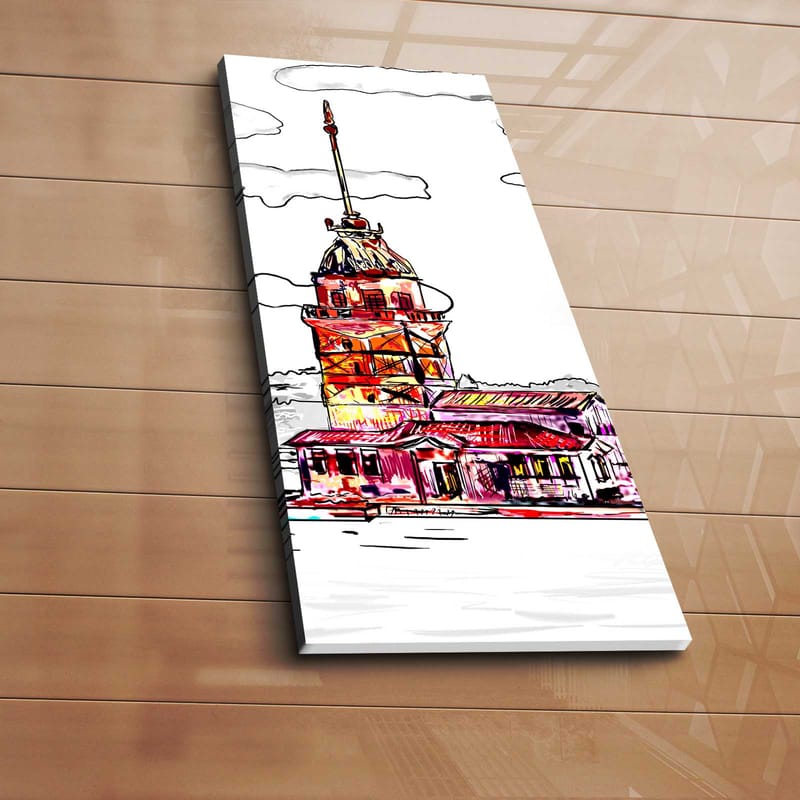 Dekorativ Canvastavla 30x70 cm - Flerfärgad - Inredning - Tavlor & konst - Canvastavlor