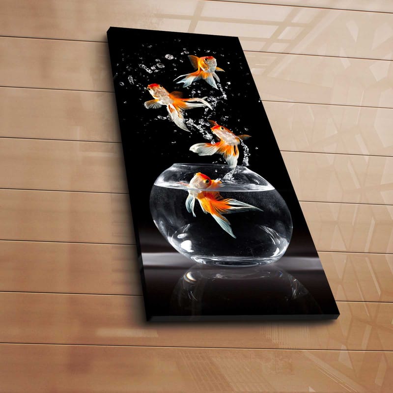 Dekorativ Canvastavla 30x70 cm - Flerfärgad - Inredning - Tavlor & konst - Canvastavlor