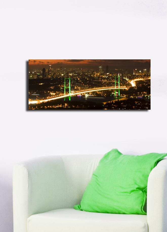 Dekorativ Canvastavla 30x70 cm - Flerfärgad - Inredning - Tavlor & konst - Canvastavlor