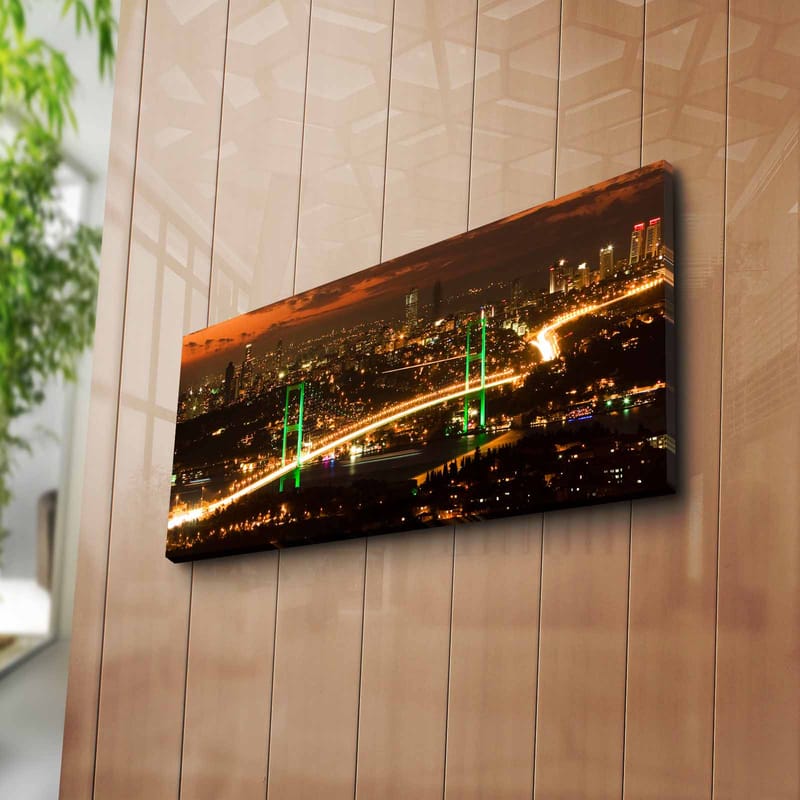 Dekorativ Canvastavla 30x70 cm - Flerfärgad - Inredning - Tavlor & konst - Canvastavlor