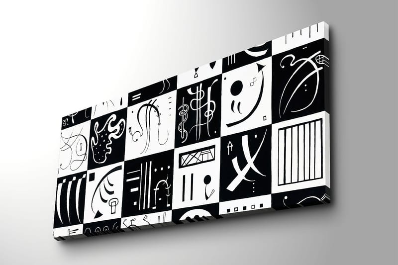Dekorativ Canvastavla 30x70 cm - Flerfärgad - Inredning - Tavlor & konst - Canvastavlor