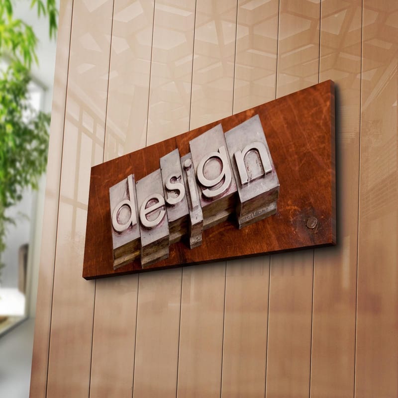 Dekorativ Canvastavla 30x70 cm - Flerfärgad - Inredning - Tavlor & konst - Canvastavlor