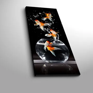 Dekorativ Canvastavla 30x70 cm - Flerfärgad - Inredning - Tavlor & konst - Canvastavlor