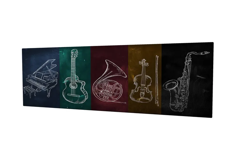 Dekorativ Canvastavla 30x80 cm - Flerfärgad - Inredning - Tavlor & konst - Canvastavlor