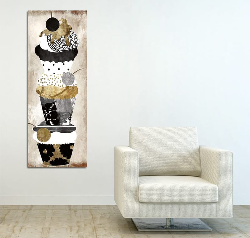 Dekorativ Canvastavla 30x80 cm - Flerfärgad - Inredning - Tavlor & konst - Canvastavlor