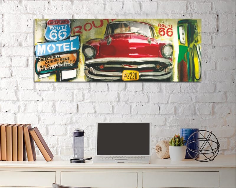Dekorativ Canvastavla 30x80 cm - Flerfärgad - Inredning - Tavlor & konst - Canvastavlor