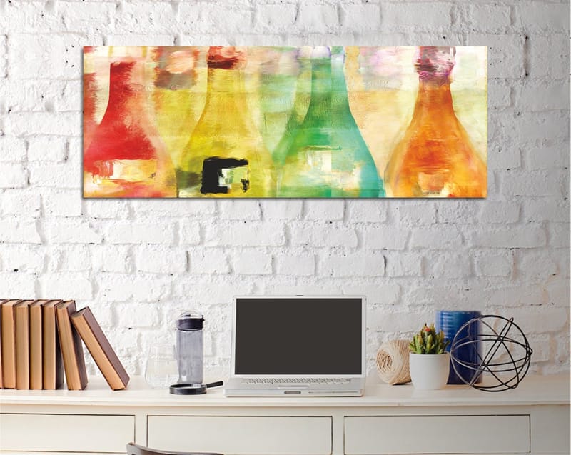 Dekorativ Canvastavla 30x80 cm - Flerfärgad - Inredning - Tavlor & konst - Canvastavlor