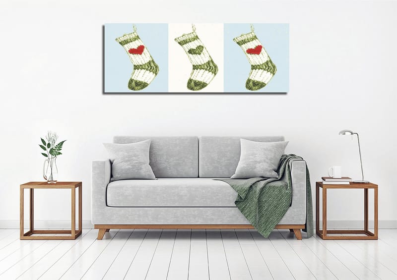 Dekorativ Canvastavla 30x80 cm - Flerfärgad - Inredning - Tavlor & konst - Canvastavlor