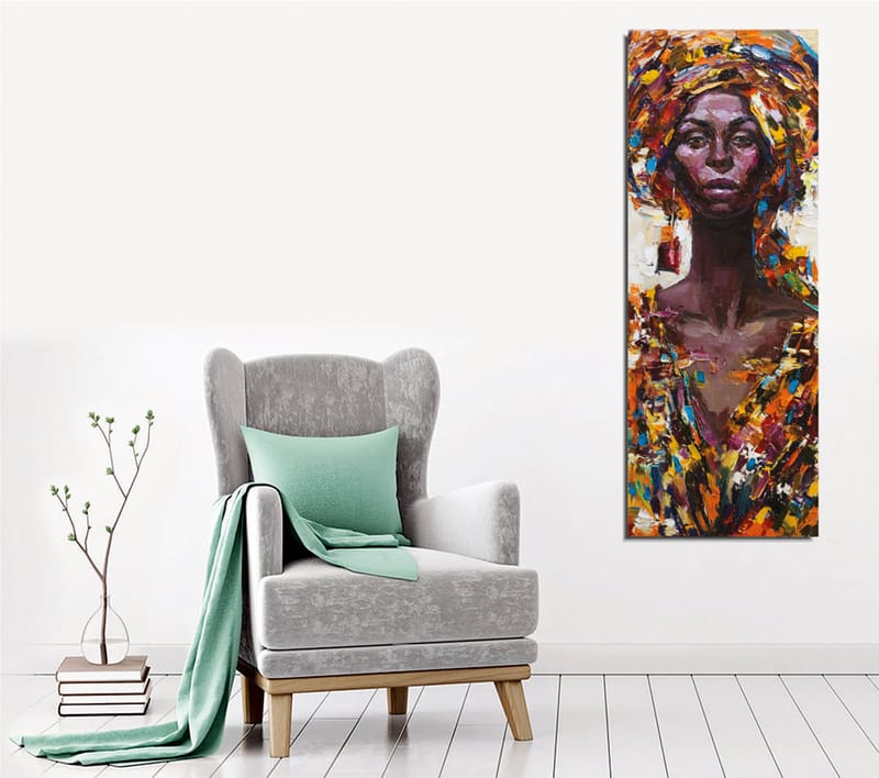 Dekorativ Canvastavla 30x80 cm - Flerfärgad - Inredning - Tavlor & konst - Canvastavlor