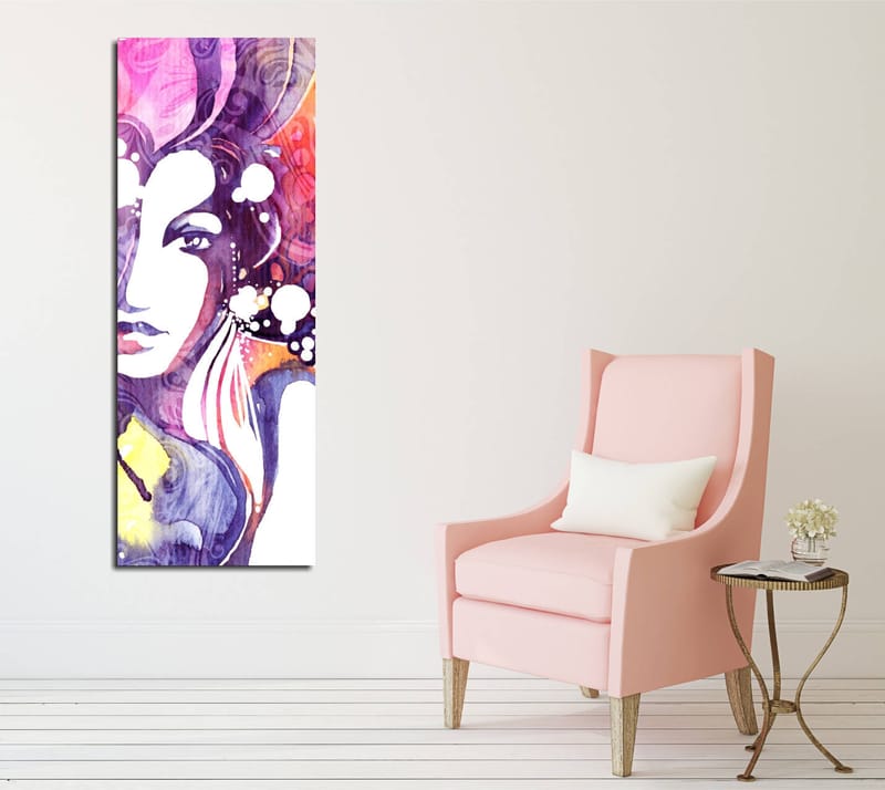 Dekorativ Canvastavla 30x80 cm - Flerfärgad - Inredning - Tavlor & konst - Canvastavlor