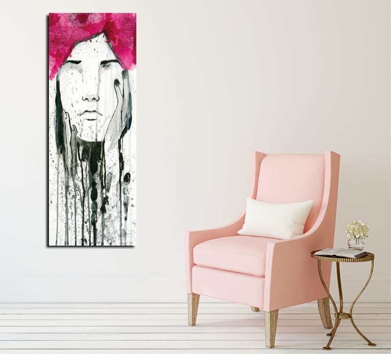 Dekorativ Canvastavla 30x80 cm - Flerfärgad - Inredning - Tavlor & konst - Canvastavlor