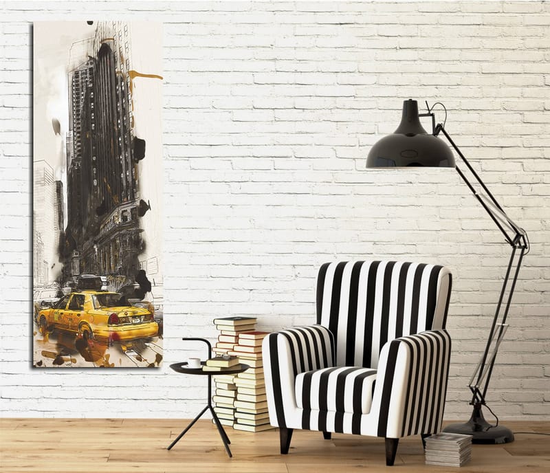 Dekorativ Canvastavla 30x80 cm, Flerfärgad