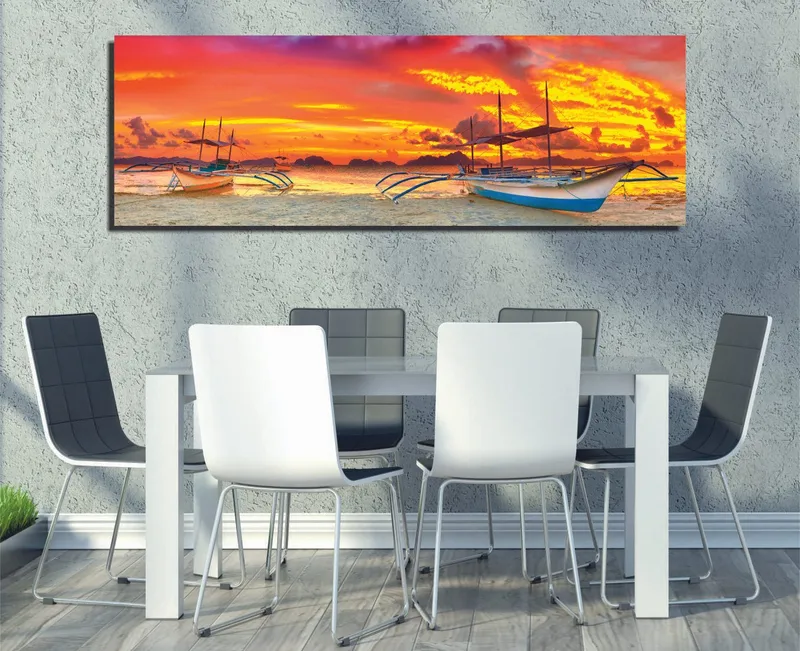 Dekorativ Canvastavla 30x80 cm - Flerfärgad - Inredning - Tavlor & konst - Canvastavlor