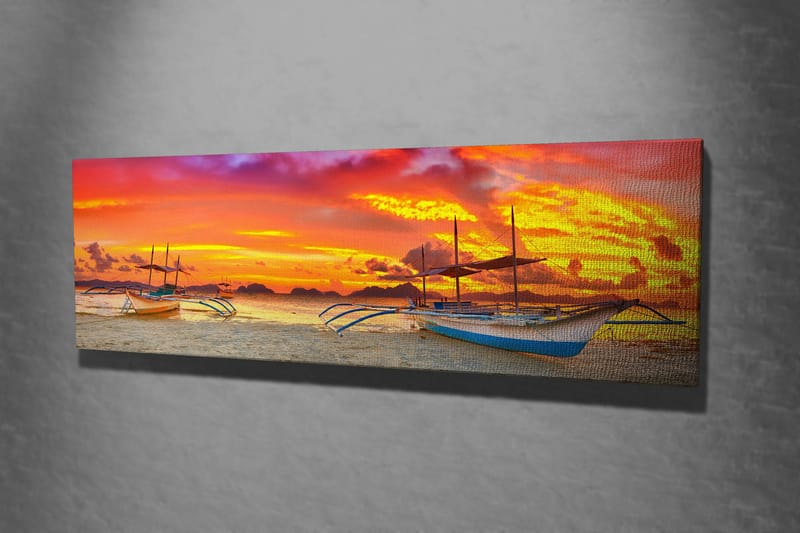 Dekorativ Canvastavla 30x80 cm - Flerfärgad - Inredning - Tavlor & konst - Canvastavlor