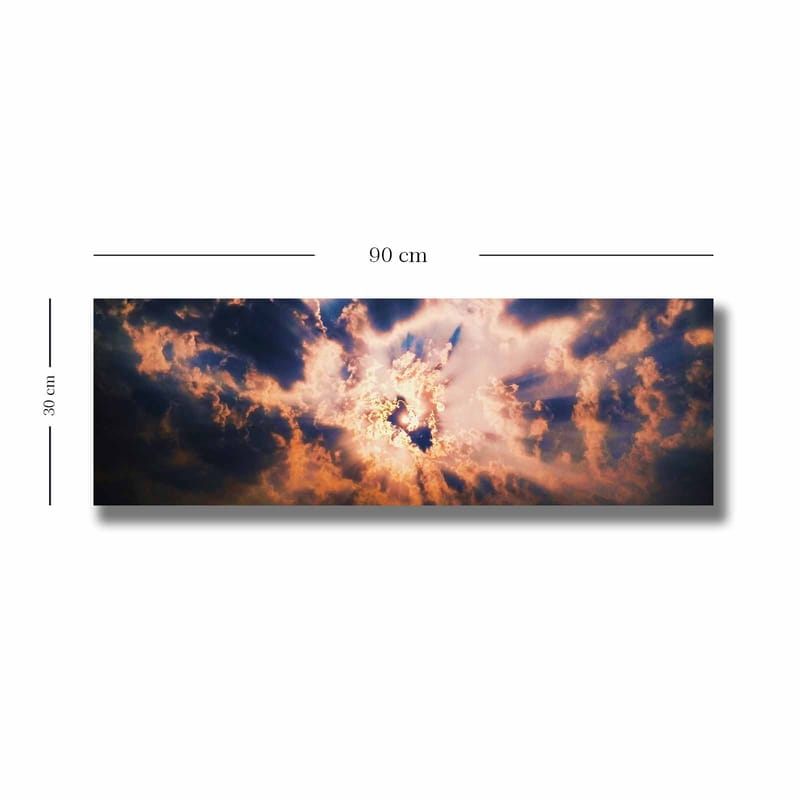 Dekorativ Canvastavla 30x90 cm - Flerfärgad - Inredning - Tavlor & konst - Canvastavlor