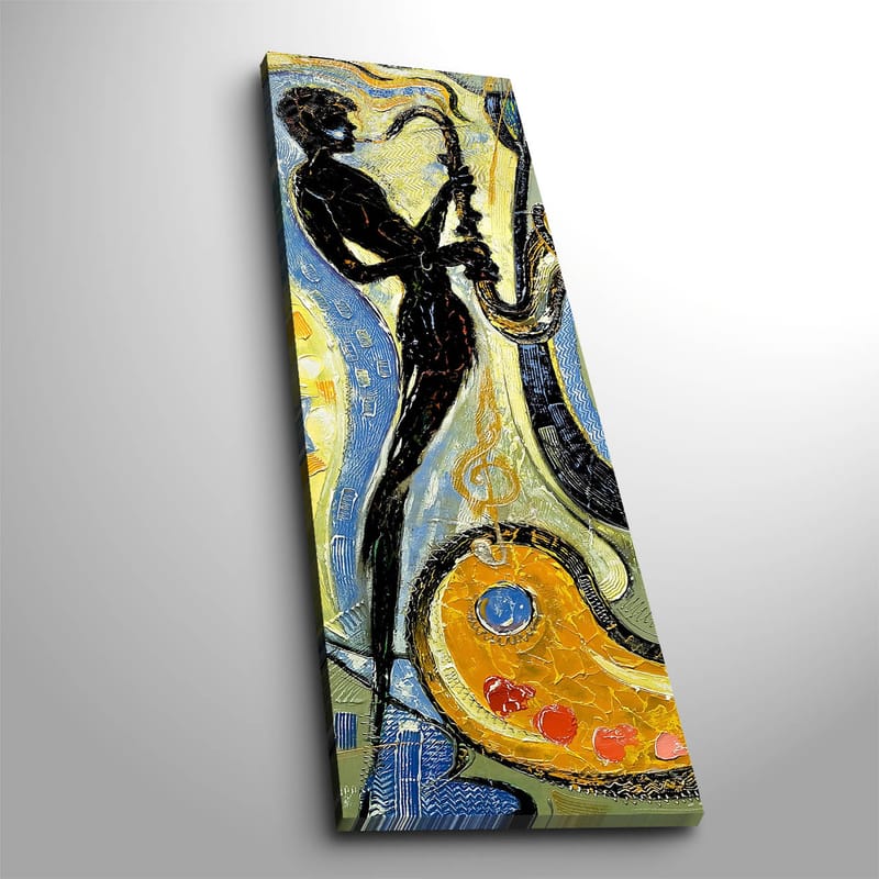 Dekorativ Canvastavla 30x90 cm - Flerfärgad - Inredning - Tavlor & konst - Canvastavlor