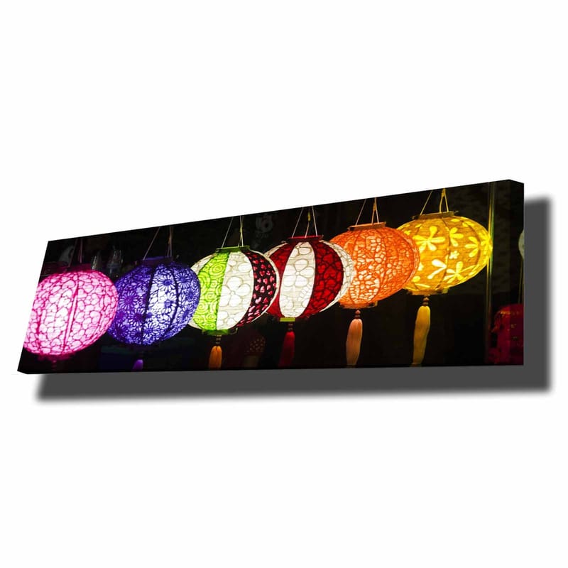 Dekorativ Canvastavla 30x90 cm - Flerfärgad - Inredning - Tavlor & konst - Canvastavlor
