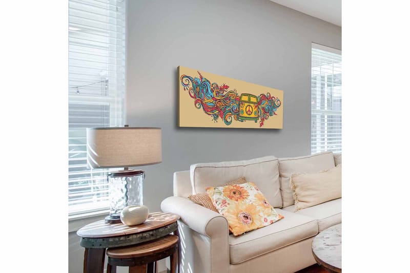 Dekorativ Canvastavla 30x90 cm - Flerfärgad - Inredning - Tavlor & konst - Canvastavlor