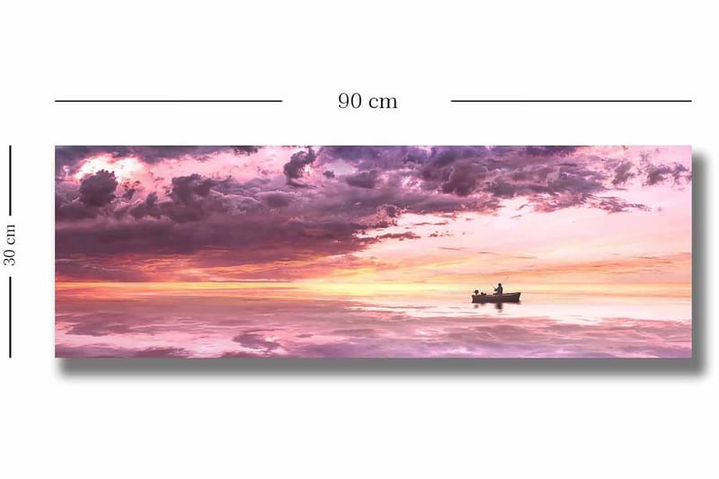 Dekorativ Canvastavla 30x90 cm - Flerfärgad - Inredning - Tavlor & konst - Canvastavlor