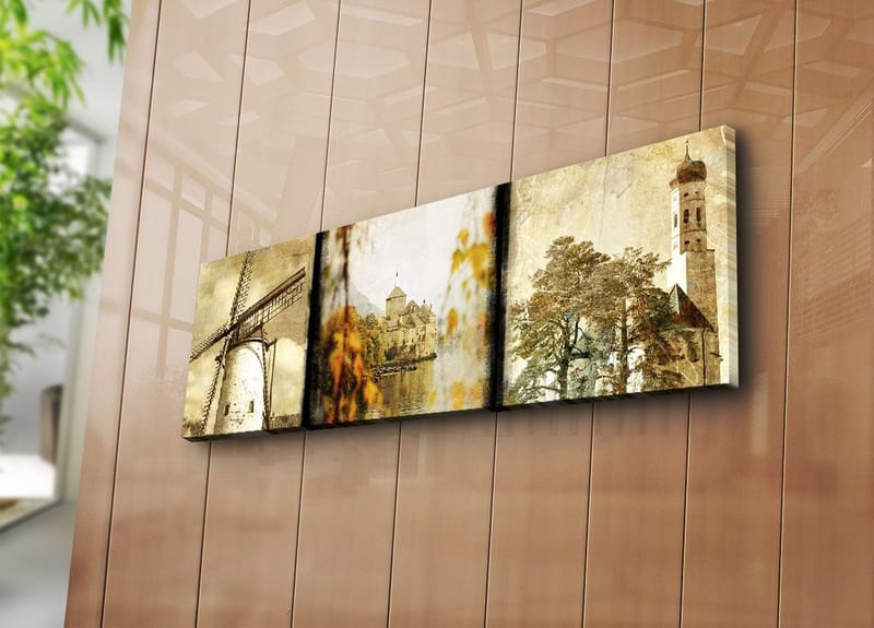 Dekorativ Canvastavla 30x90 cm - Flerfärgad - Inredning - Tavlor & konst - Canvastavlor