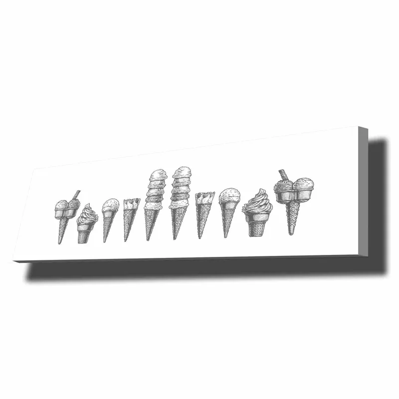 Dekorativ Canvastavla 30x90 cm, Flerfärgad