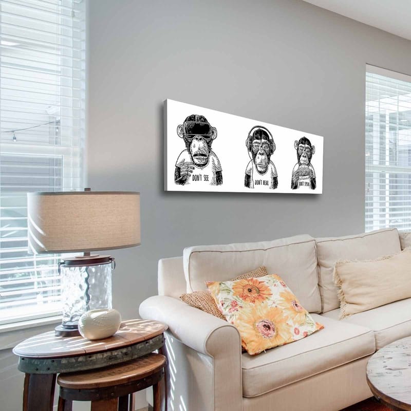 Dekorativ Canvastavla 30x90 cm - Flerfärgad - Inredning - Tavlor & konst - Canvastavlor