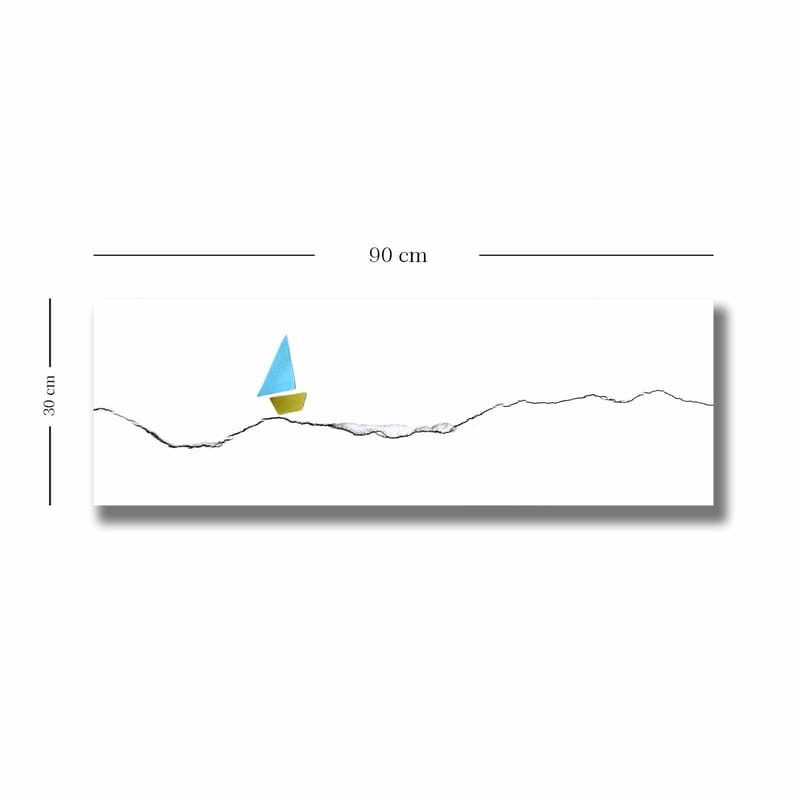 Dekorativ Canvastavla 30x90 cm - Flerfärgad - Inredning - Tavlor & konst - Canvastavlor